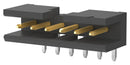 TE CONNECTIVITY 2MM-HSD-S04-HT-02-H-TB Pin Header, Board-to-Board, 2 mm, 1 Rows, 4 Contacts, Through Hole Right Angle, 2MM-HSD Series