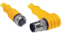 TURCK RK 4.4T-5 EUROFAST CORD, M12, FEMALE 4 POSITION STRAIGHT