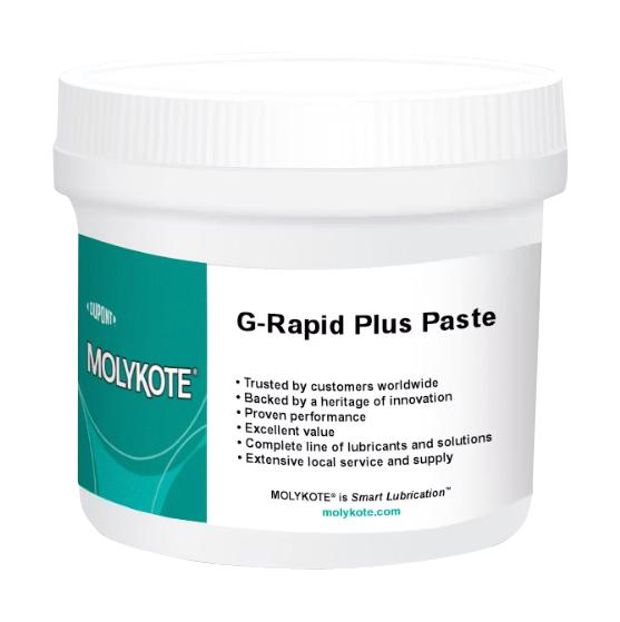 MOLYKOTE G-RAPID PLUS, 250G Anti-Seize Paste, NLGI Grade 2, -35 &deg;C to 450 &deg;C, Can, 250g