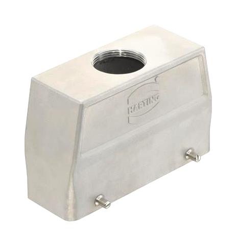HARTING 19440240427 Heavy Duty Connector, Hood, Top Entry, Stainless Steel Body, 2 Lever, 24B