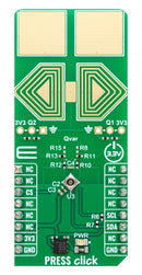 MIKROELEKTRONIKA MIKROE-5862 Add-On Board, PRESS Click, ILPS28QSW, Barometer, I2C, 3.3V