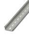 Phoenix Contact NS 35/ 75 ZN PERF (18X52) 2M NS Perf 2M DIN Mounting Rail Perforated Terminals 2 m 7.5 mm 35 Steel