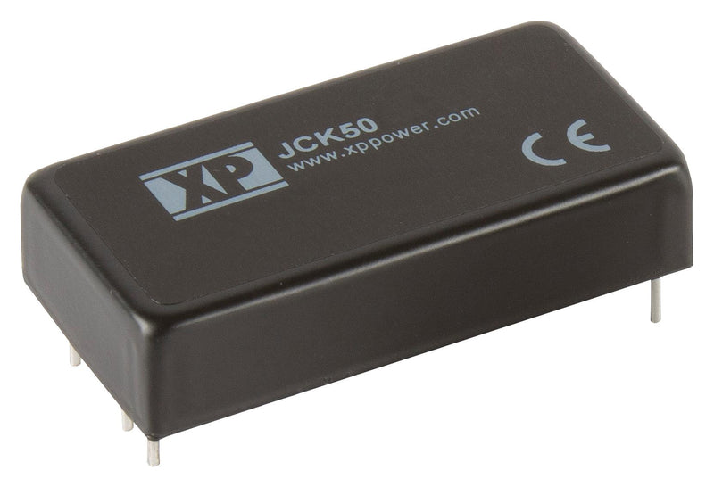 XP POWER JCK5024S3V3 Isolated Through Hole DC/DC Converter, ITE, DIP, 2:1, 50 W, 1 Output, 3.3 V
