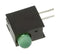 DIALIGHT 551-0001-875F Circuit Board Indicator, Green, 1 LEDs, Through Hole, 3mm, 20 mA, 12.6 mcd