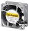 SANYO DENKI 9LG0624P4J001 DC Axial Fan, 24 V, Square, 60 mm, 25 mm, Ball Bearing, 38.8 CFM