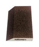 MULTICOMP PRO MP013569 Sanding Sponge, P60 Grit, 100mm x 70mm x 25mm Size, Aluminium Oxide