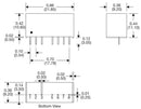 XP POWER IZ4812SA Isolated Through Hole DC/DC Converter, Regulated, ITE, SIP, 2:1, 3 W, 1 Output, 12 V