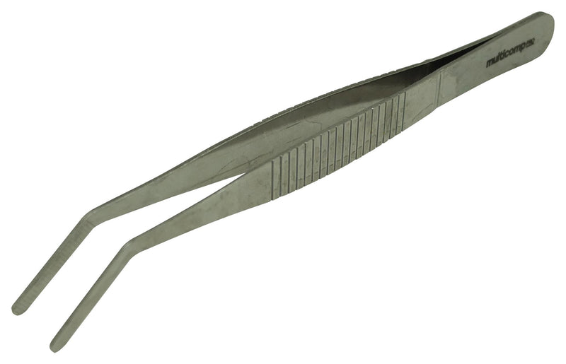 MULTICOMP PRO MP015186 Tweezers, Universal Tip, 140mm OAL, Stainless Steel Body/Tip