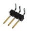 MOLEX 22-28-8034 Pin Header, Board-to-Board, 2.54 mm, 1 Rows, 3 Contacts, Through Hole Right Angle, KK 254 42377