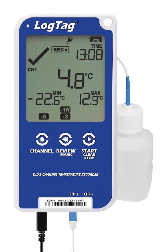 LOGTAG UTRED30-16 KIT DATA LOGGER, TEMPERATURE, 2CH, LCD