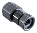 AMPHENOL LTW RDP-00BMMS-TLM7001 Modular Connector, Housing, RJ45 Plug, 1 x 1 (Port), IP67, Cable Mount