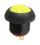 MULTICOMP PRO MPP12-7B2A3SM1CAS05L00 Pushbutton Switch, Non-Illuminated, MP Pushbutton Switches Round-Domed, 13.6 mm, SPST, On-(Off)