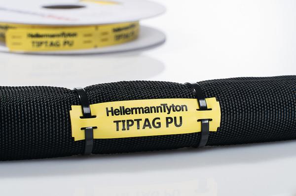 HELLERMANNTYTON 556-25011 Wire Marker, Thermal Transfer, Blank (No Legend), Yellow, 65mm x 15mm