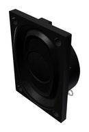 PUI AUDIO AS04004PO-2-WR-R Speaker, 200 Hz to 20 kHz, 4 ohm, 4 W, 82 dBA, Oval with Rectangular Frame, Bare Mount