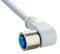 SICK DOL-1204-L10MNI Sensor Cable, Grey, 90&deg; M12 Receptacle, Free End, 4 Positions, 10 m, 32.8 ft