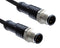 AMPHENOL LTW M12A08ML-12AML-SB001 Sensor Cable, A Code, Black, M12 Plug, M12 Plug, 8 Positions, 1 m, 3.3 ft, M Series