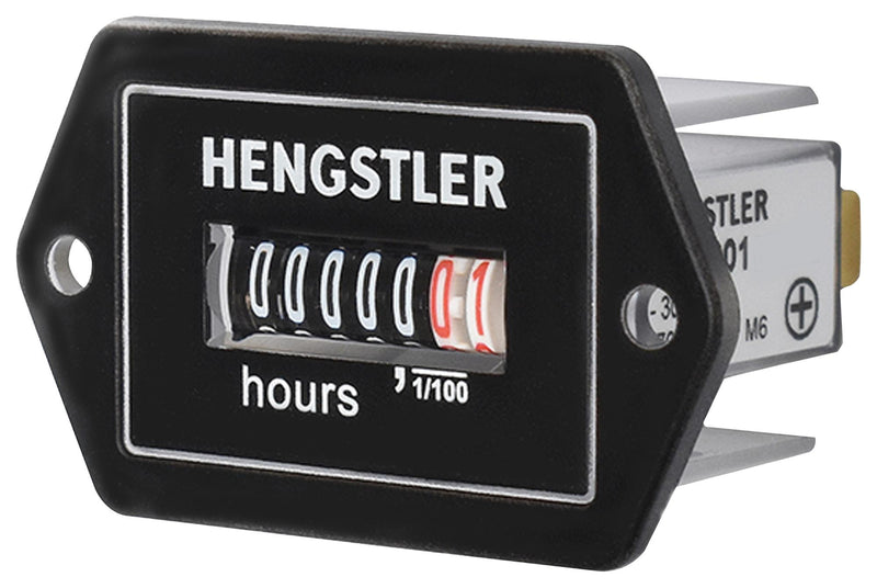HENGSTLER 636001 Panel Mount Timer, 5 VDC, 30 VDC, 0 s, 9999999 h, 24 mm, 37 mm