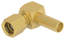 TE CONNECTIVITY 2477172-1 RF / Coaxial Connector, SMC Coaxial, Right Angle Plug, Solder, Crimp, 50 ohm