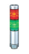 PATLITE MPS-202-RG Signal Tower, 2 Tier, Green, Red, Wire Leaded, 24VDC, IP65