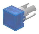 EAO 19-951.6 LED Lens, Lens with Holder, Blue, Square, Plastic
