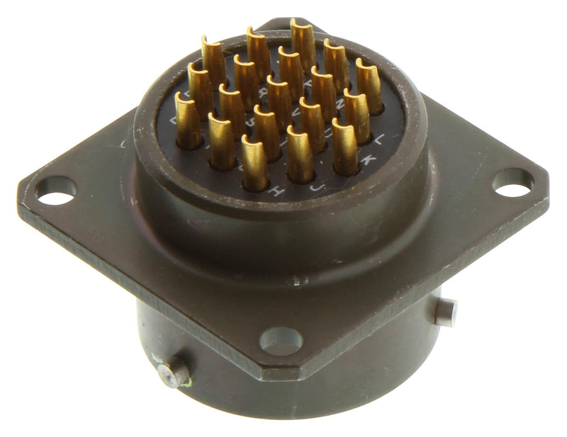 AMPHENOL INDUSTRIAL MS3112E14-19P CIRCULAR CONNECTOR, PLUG, SIZE 14, 19 POSITION, BOX