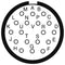 AMPHENOL LTD D38999/24WD19SB-LC Circular Connector, MIL-DTL-38999 Series III, DS38999/24 Series, Jam Nut Receptacle, 19 Contacts