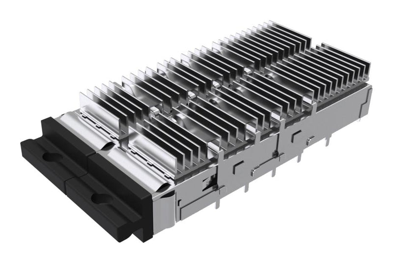 Amphenol Communications Solutions UE36C2620005C32 UE36C2620005C32 Cage QSFP-DD 1 x 2 (Ganged) With Heat Sink Without Light Pipe Press-Fit
