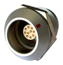 MULTICOMP PRO MCP-M1RSG10S-IP67 Circular Connector, MP IP67 Metal Push Pull Series, Panel Mount Receptacle, 10 Contacts
