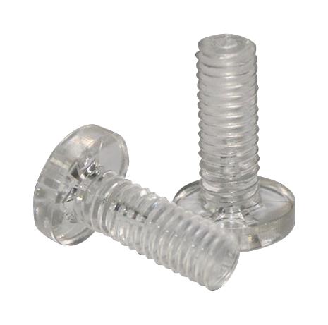 MULTICOMP PRO MP013000 Screw, Pan Head Phillips, M5, PC (Polycarbonate), 35 mm Length
