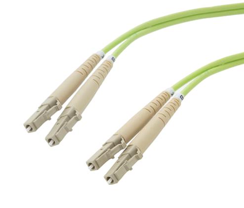 L-COM FODLC-OM5-5 FIBRE CORD, LC DUPLEX-LC DUPLEX, MM, 5M
