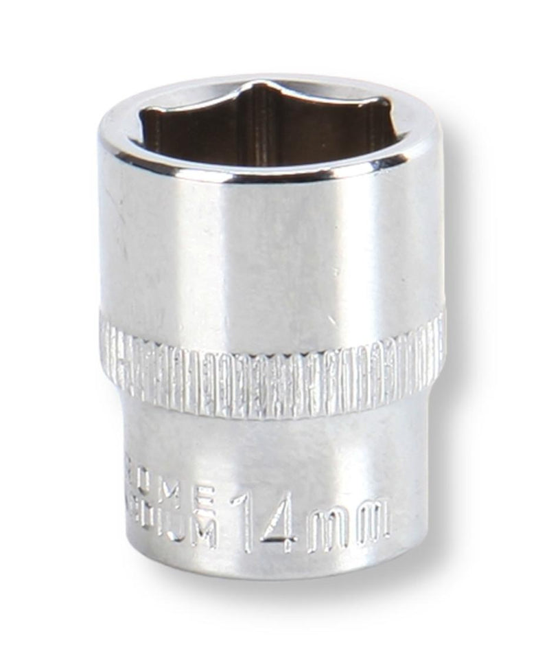 MULTICOMP PRO MP14-CRV14 Socket, Hex, 14mm, 1/4" Drive Size, Chrome Vanadium, DIN3120