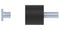 TE CONNECTIVITY SLC-VD8 Vibration Damper, 310 to 1050mm Height Safety Light Curtain, Set of 8, SLC Series 2447922-2