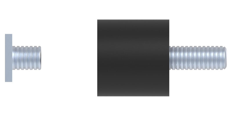 TE CONNECTIVITY SLC-VD8 Vibration Damper, 310 to 1050mm Height Safety Light Curtain, Set of 8, SLC Series 2447922-2