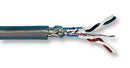 ALPHA WIRE 5272C SL005 CABLE, SLATE, 2PAIR, 24AWG, 300V