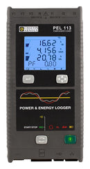 CHAUVIN ARNOUX PEL113-MA194 Data Logger, w/Current Sensor & Adapter, Energy, Power, 6 Channel, 128 Samples/Cycle