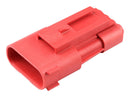 MOLEX 207778-1113 CONN HOUSING, PLUG, 3POS, 3.6MM, RED