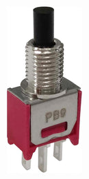 MULTICOMP PRO MP-PB9-AA00AQE-5 Pushbutton Switch, SPDT, On-(Off), Round Plunger