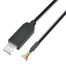 MULTICOMP PRO MP015228 Cable, USB Type A to Free End, FT232R, 1.8m Length