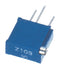 NIDEC COMPONENTS CT-94EZ502 Trimmer, Multi Turn, RuO2 Cermet, Side Adjust, 5 kohm, Through Hole, 18 Turns
