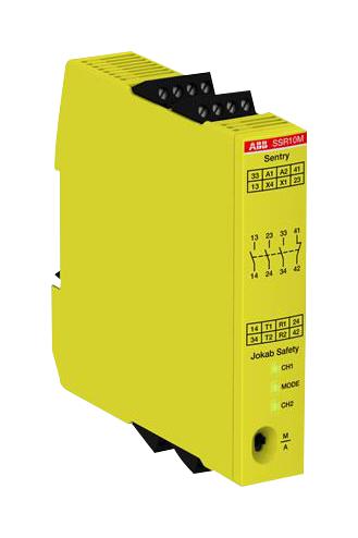 ABB - Jokab 2TLA010050R0100 2TLA010050R0100 Safety Relay 3PST-NO SPST-NC SSR10M DIN Rail 5 A Screw