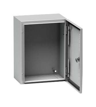 SCHNEIDER ELECTRIC NSYS3D4420 Metal Enclosure, Electrical / Industrial, Steel, 400 mm, 400 mm, 200 mm, IK10, IP66