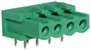 Camdenboss CTBP97HJ/4 CTBP97HJ/4 Terminal Block Socket 5.08 mm 4 Ways Through Hole Right Angle