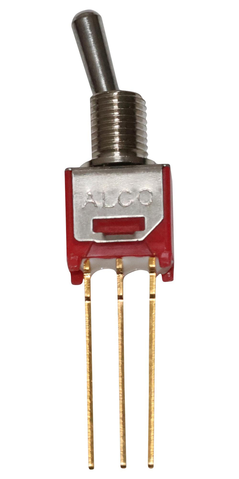 TE CONNECTIVITY 2267079-1 Toggle Switch, 0.4 VA, On-On, SPDT, Non Illuminated, Panel, Through Hole