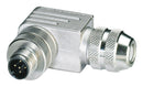 PHOENIX CONTACT 1694282 Sensor Connector, IP67, Right Angle, M12, Male, 5 Positions, Screw Pin, Right Angle Cable Mount GTIN UPC EAN: 4017918181284 SACC-M12MR-5CON-PG 9-SH