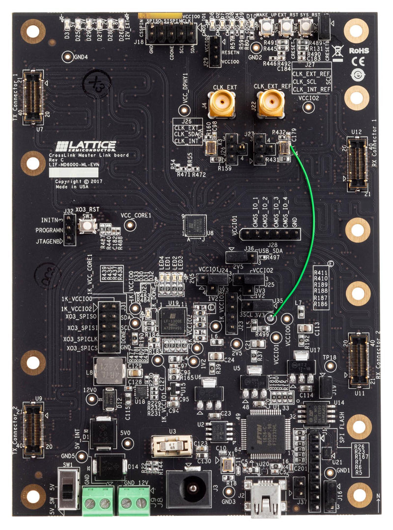 LATTICE SEMICONDUCTOR LIF-MD6000-ML-EVN Evaluation Board, LIF-MD6000, CrossLink, FPGA, Master Link