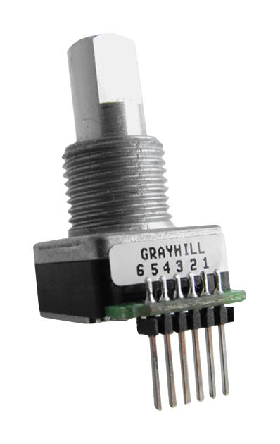 GRAYHILL 62S11-M5-PH INCREMENTAL ENCODER, OPTICAL, 5V, 2-CH