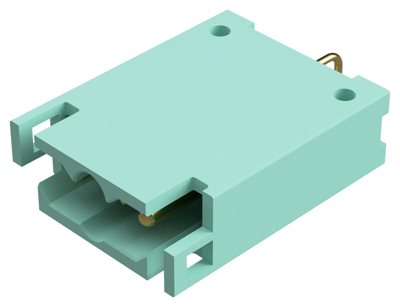 POSITRONIC DF04M420/AA RECT PWR CONN, R/A PLUG, 4POS, PCB