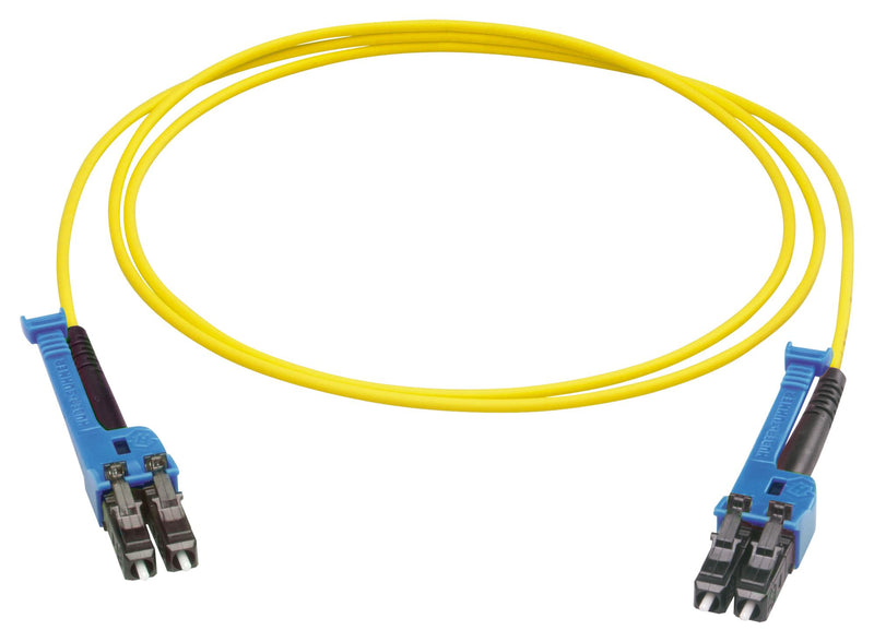 HUBER+SUHNER PCRS"LCUX"LCUX"A221T"01.0"SS Fibre Optic Cable, 1 m, Singlemode, UPC, 2 Fibres, LC Duplex