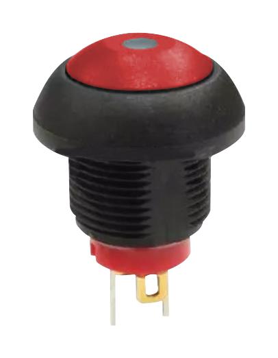 MULTICOMP PRO MPP12-6B203MM1CAS05L07 Pushbutton Switch, Blue-Illuminated, MP Pushbutton Switches Round-Flat, 13.6 mm, SPST, Off-(On)