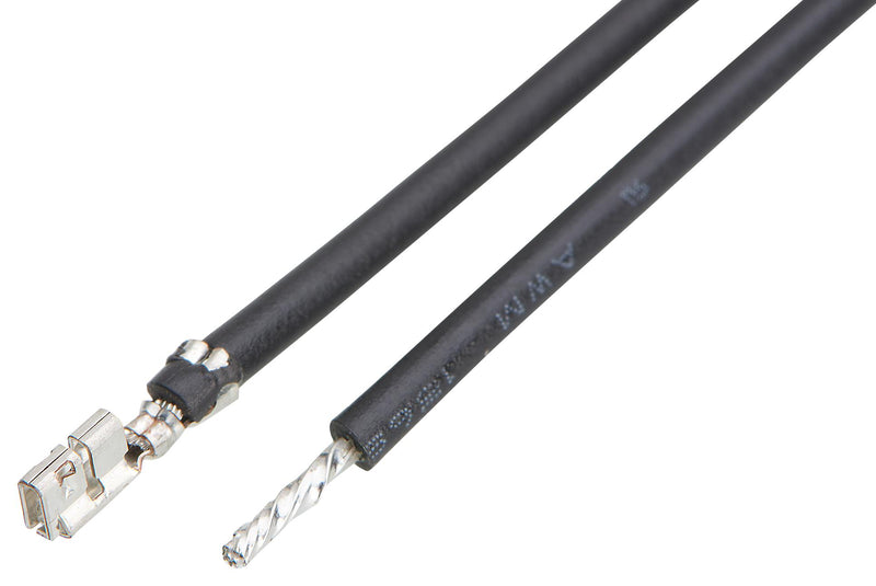 MOLEX 219655-1103 Cable Assembly, 26AWG, Micro-One ISL Crimp Terminal Socket to Free End, 8.9 ", 225 mm